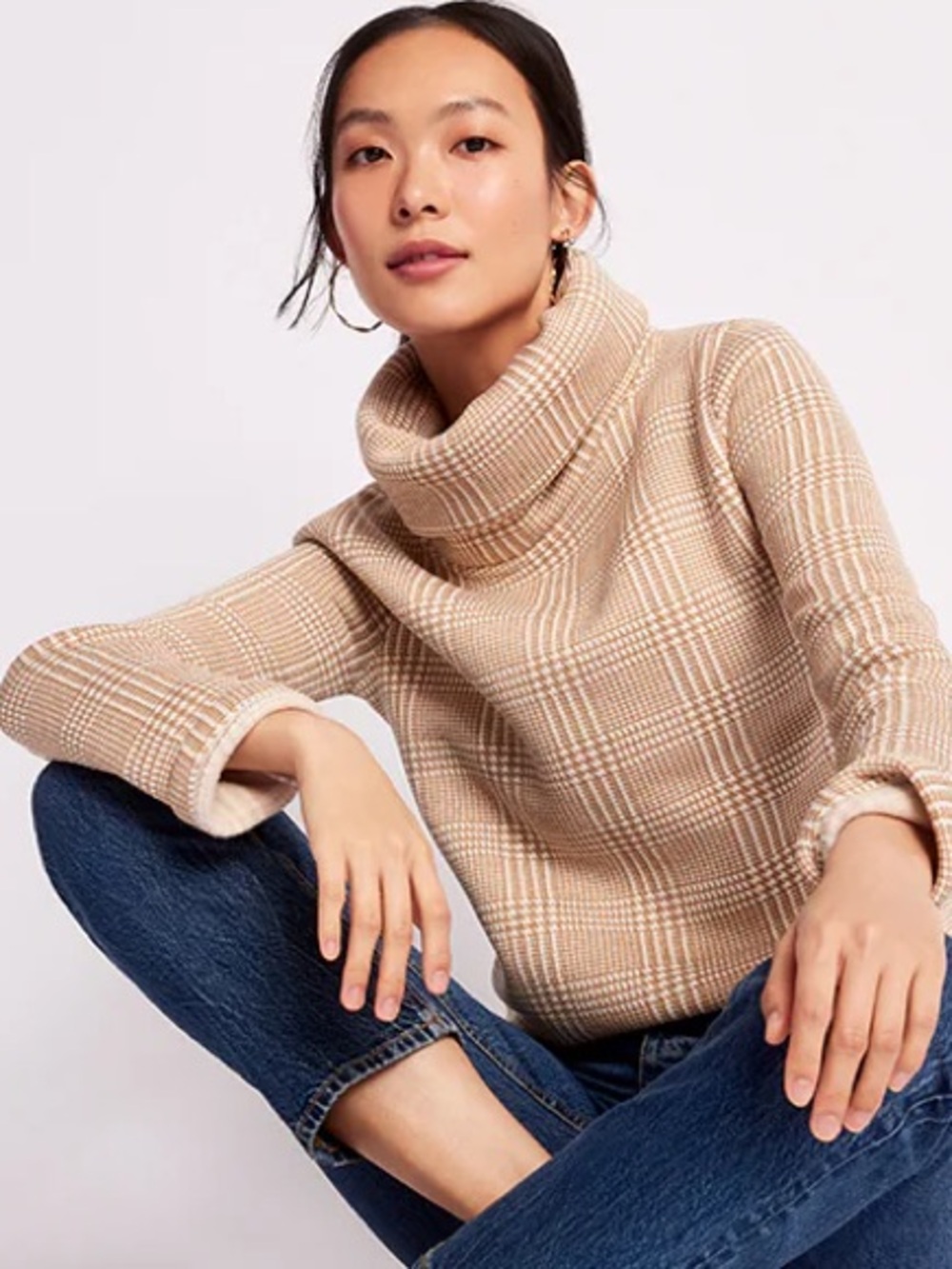 J. Crew Funnel Neck Pullover Sweatshirt